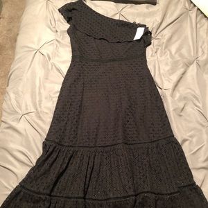 Banana republic one shoulder lace dress - size 4